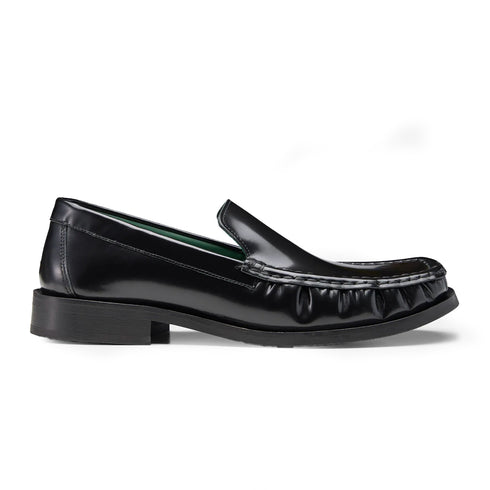 Vinny’s Michel Black Polido Leather 151-01-999 574003905814 Front Degliuberti